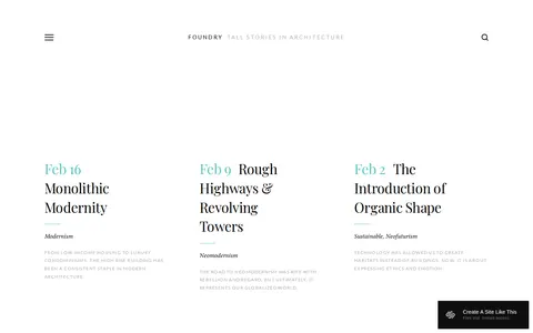 Foundry template preview