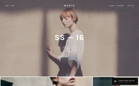 Marta template preview
