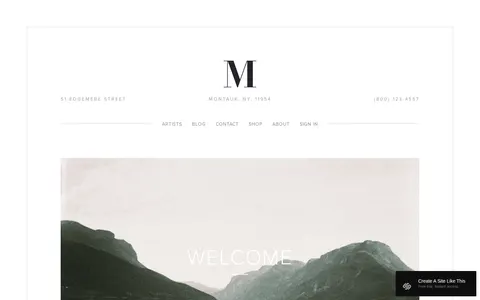 Montauk template preview