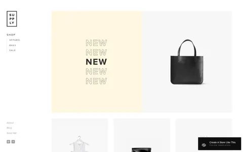 Supply template preview