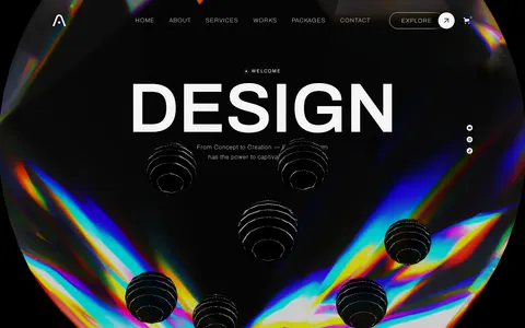3D Physics - Portfolio & Agency Website Template template preview