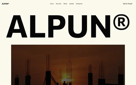 Alpun - Home Services Website Template template preview
