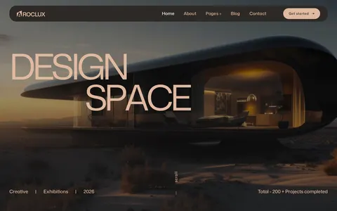 Aroclux - Construction & Home Services Website Template template preview