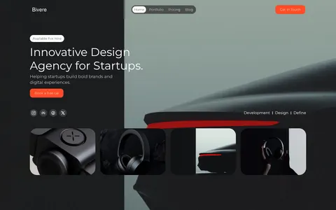 Bivere - Website Template template preview