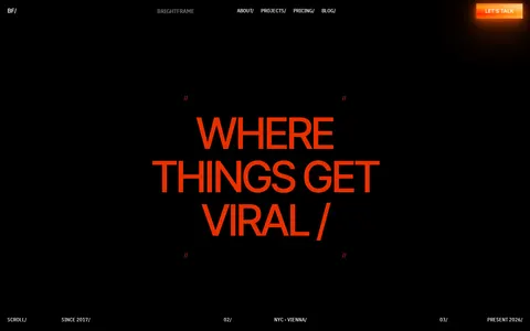BrightFrame - Website Template template preview