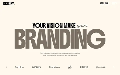 Brisify - Website Template template preview