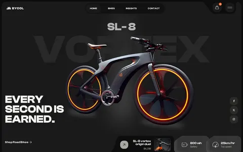 Bycol - Health & Wellness Website Template template preview