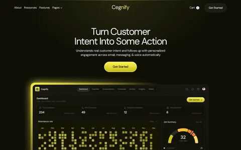 Cegnify - Technology Website Template template preview
