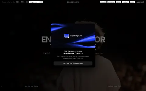 Codesphere - Website Template template preview