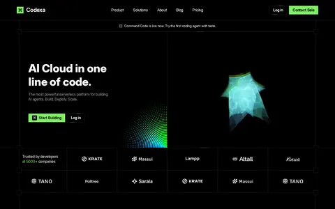 Codexa - Technology Website Template template preview