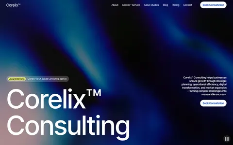 Corelix - Website Template template preview