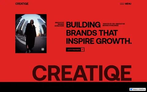 Creatiqe - Portfolio & Agency Website Template template preview