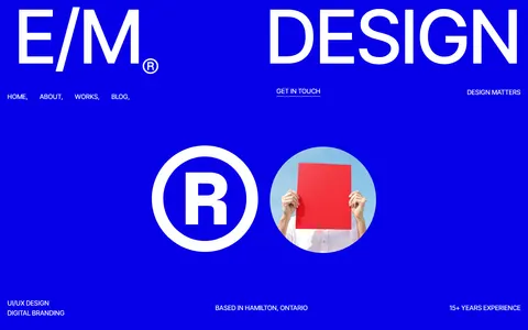 Em Studio - Portfolio & Agency Website Template template preview