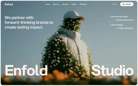Enfold. - Personal Website Template template preview