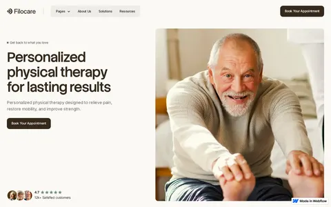 Filocare - Website Template template preview