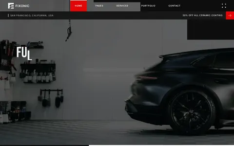 Fixonic - Website Template template preview