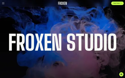 Froxen - Portfolio & Agency Website Template template preview