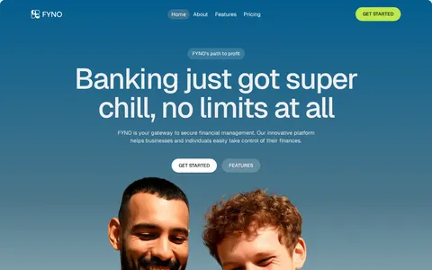 Fyno - Website Template template preview
