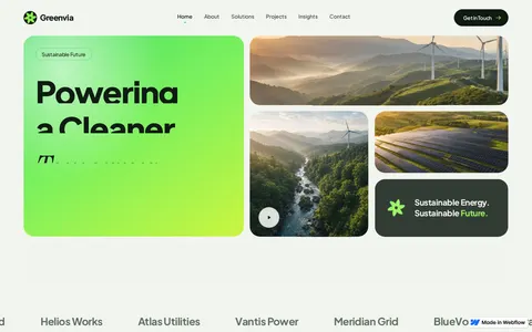 Greenvia - Environment Website Template template preview