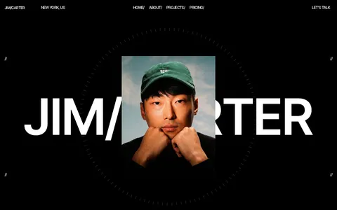 JIM CARTER - Website Template template preview