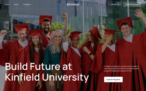 Kinfield - Website Template template preview