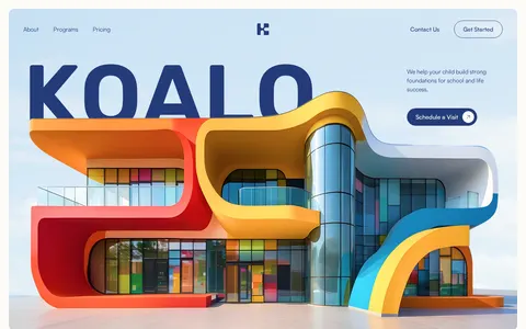 Koalo - Education Website Template template preview
