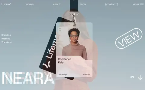 Lumexo - Portfolio & Agency Website Template template preview