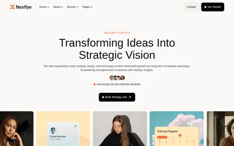Nexifye - Website Template template preview