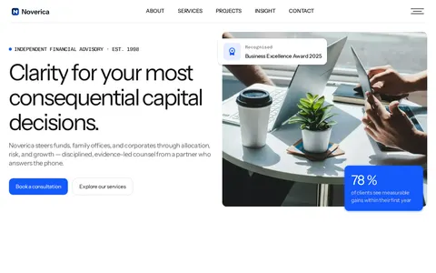 Noverica - Blog & Editorial Website Template template preview