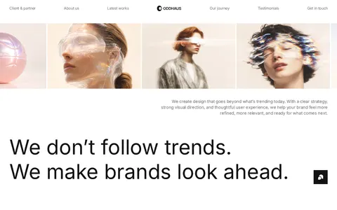 Odd Haus - Portfolio & Agency Website Template template preview