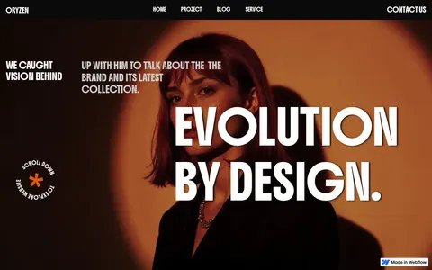 Oryzen - Website Template template preview