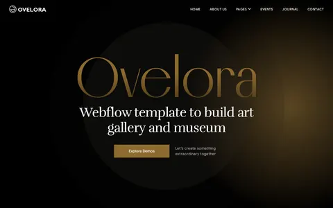 Overlora - Portfolio & Agency Website Template template preview