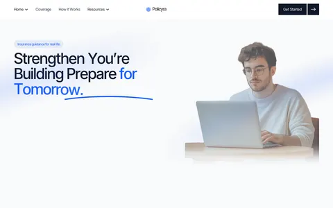 Policyra - Website Template template preview