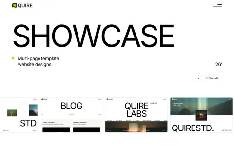 Quire - Portfolio & Agency Website Template template preview