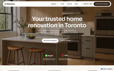 Renoma - Website Template template preview
