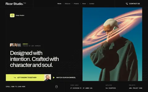 Ricor studio - Website Template template preview