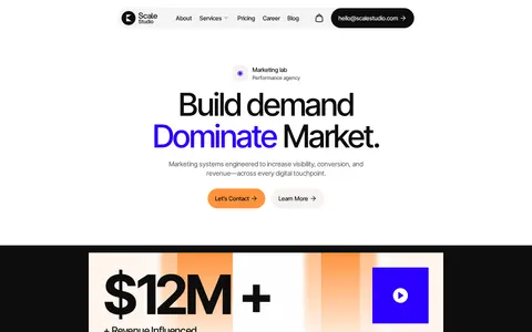 Scalestudio - Professional Services Website Template template preview
