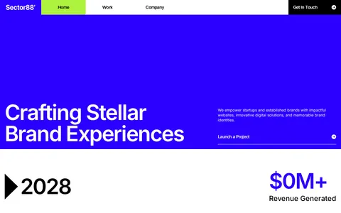 Sector88 - Professional Services Website Template template preview