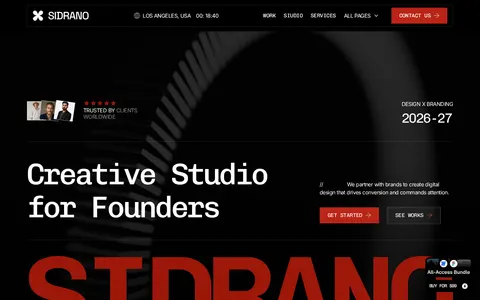 Sidrano - Website Template template preview
