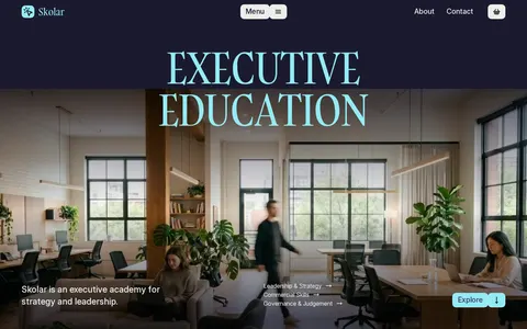 Skolar - Education Website Template template preview