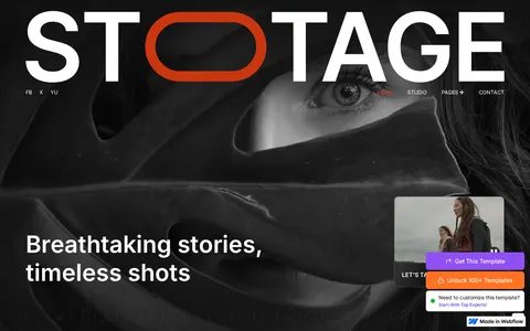 Stotage - Website Template template preview