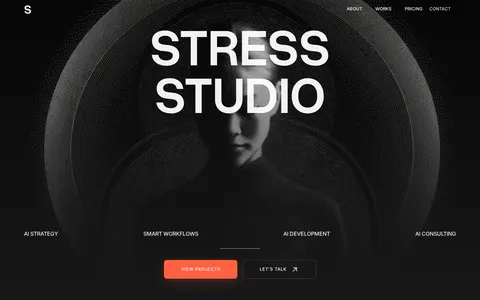 Stress - Website Template template preview