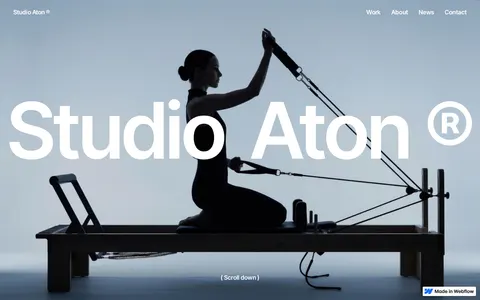 Studio Aton - Website Template template preview