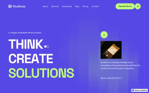 Studiores - Website Template template preview