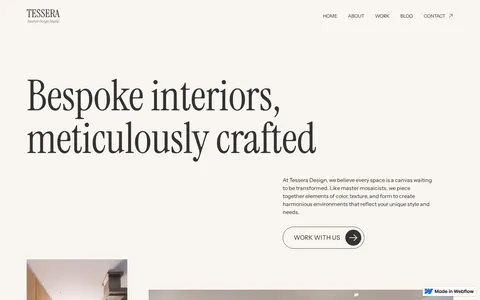 Tessera - Architecture & Design Website Template template preview