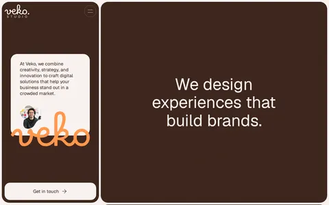 Veko - Portfolio & Agency Website Template template preview