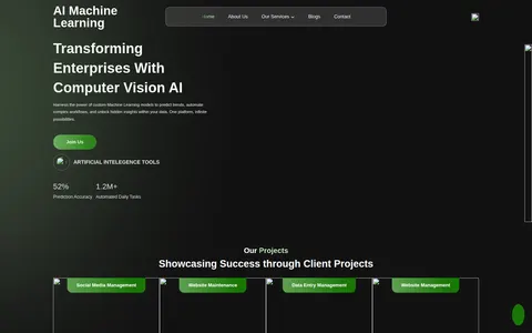 AI Machine Learning template preview