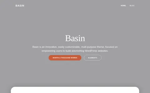 Basin template preview