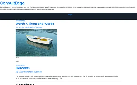 ConsultEdge template preview
