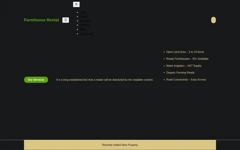 Farmhouse Rental template preview